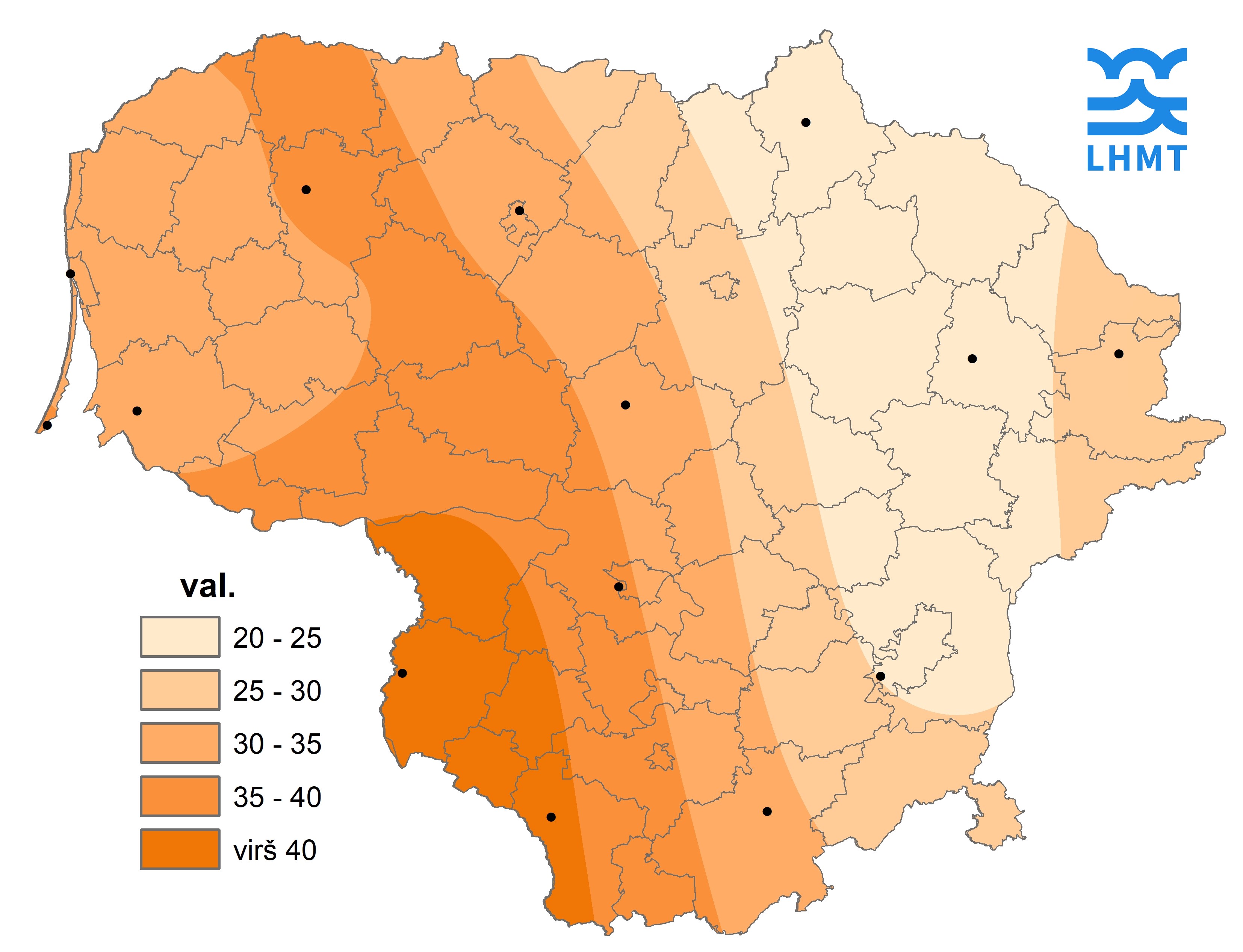  3 pav. Saulės spindėjimo trukmė gruodžio mėnesį