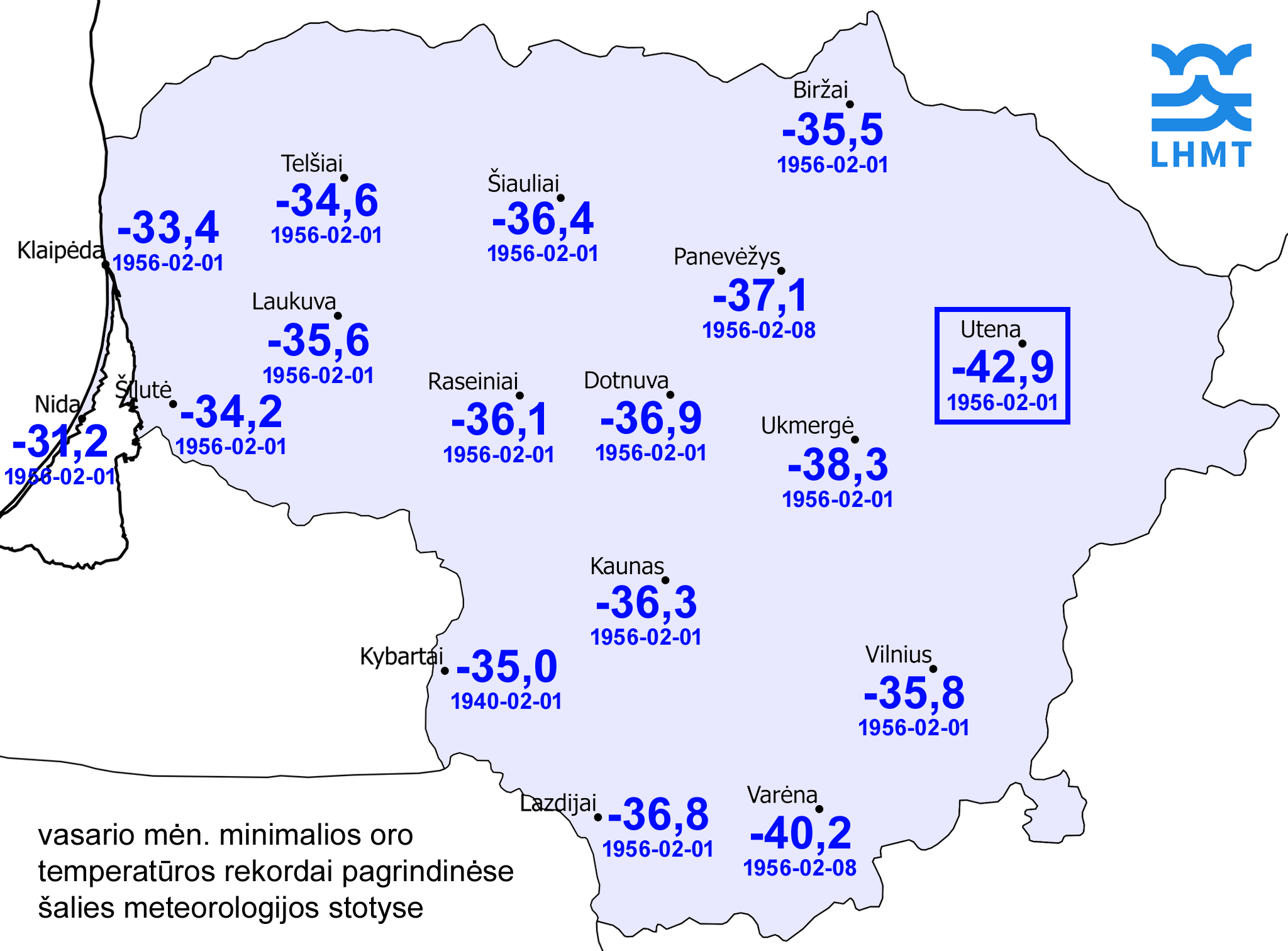 2024-01-31 | Šalčiausios naktys Lietuvos stebėjimų istorijoje