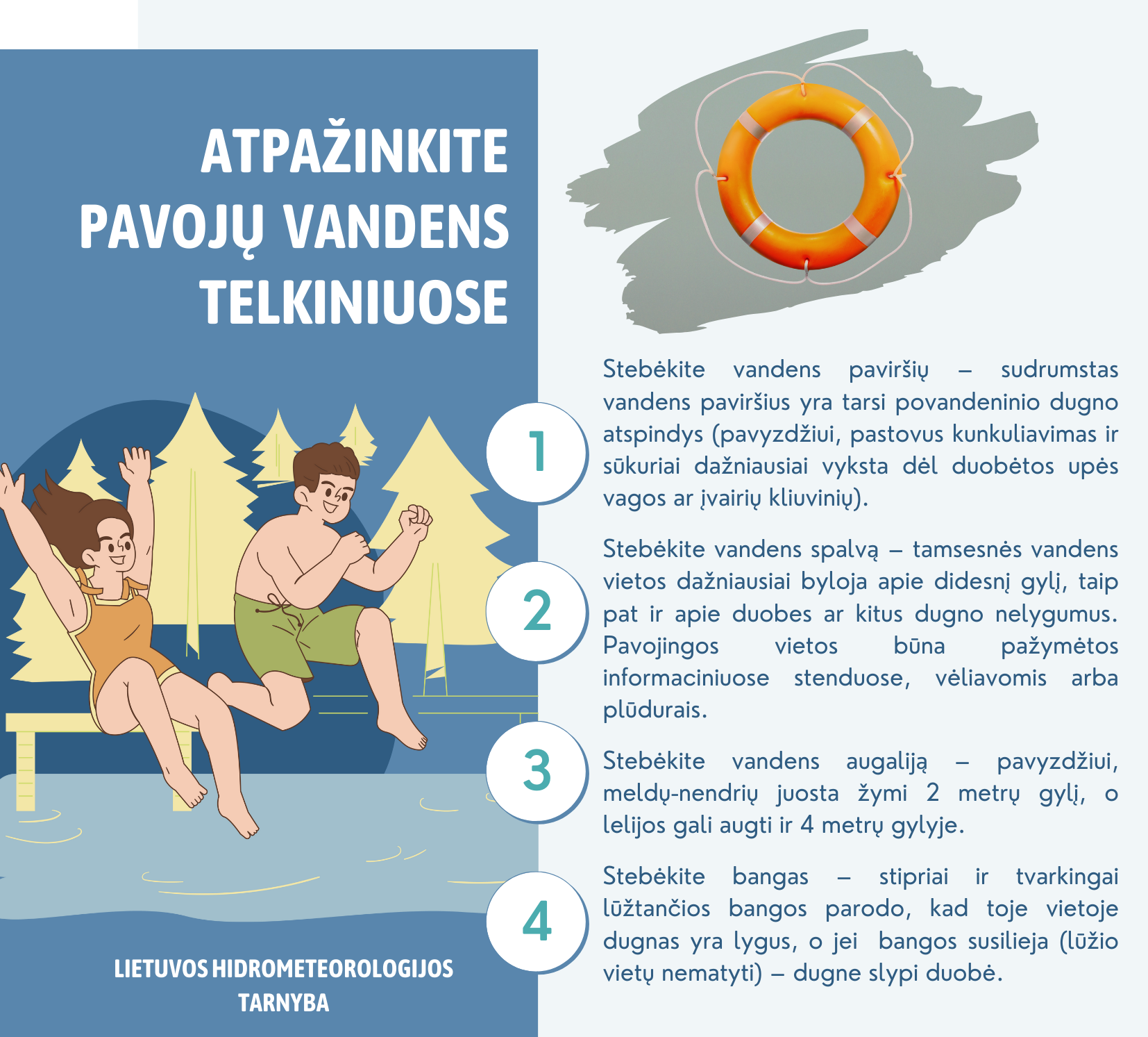 2024-05-22 | Parengtas skyrelis poilsiautojams – „Saugus elgesys vandenyje“