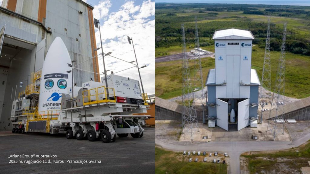 „Metop-SGA1“-ArianeGroup-Meteorologija-Palydovo-Paleidimas