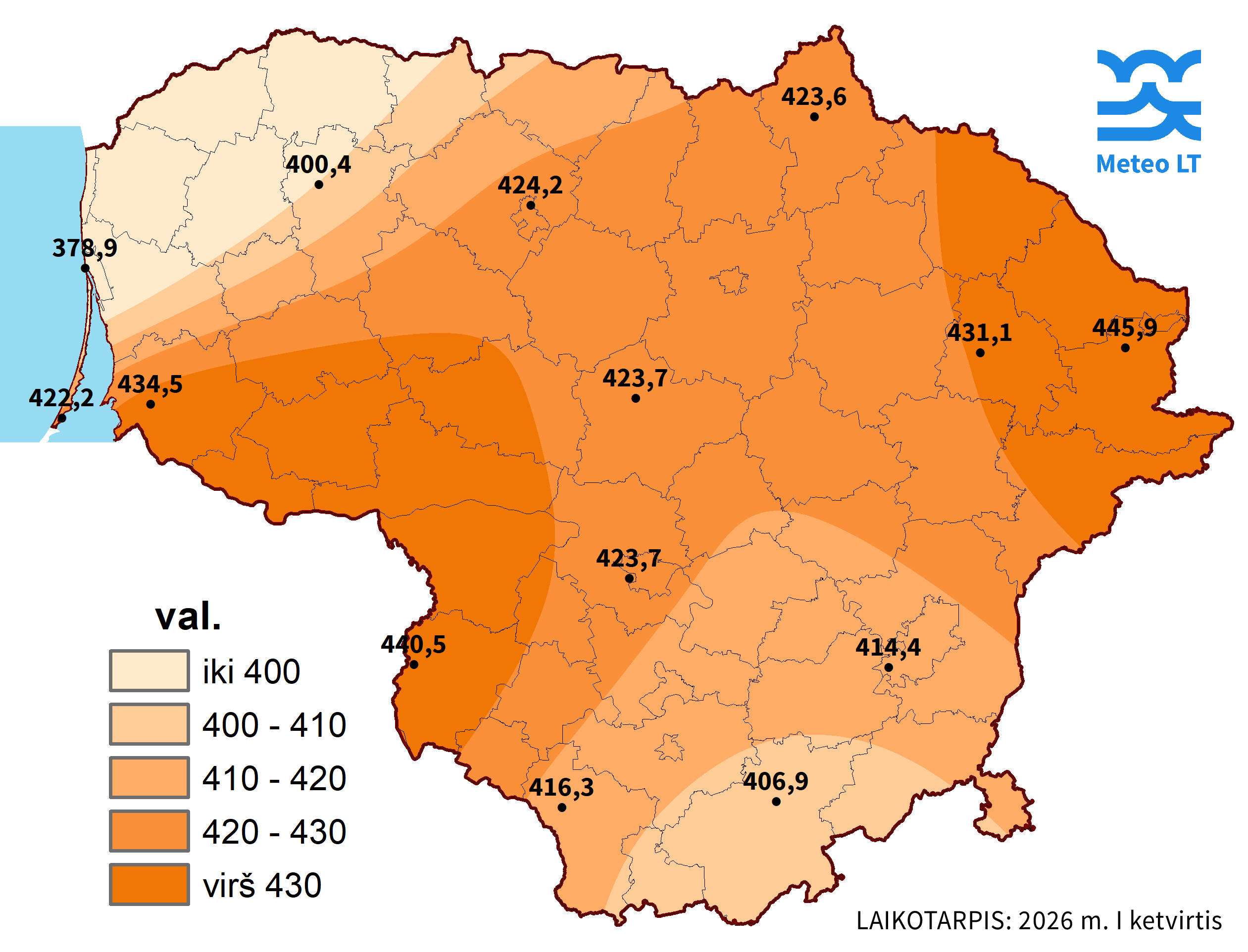 2026-04-09 | 2026 m. I ketvirtis Lietuvoje buvo rekordiškai saulėtas!